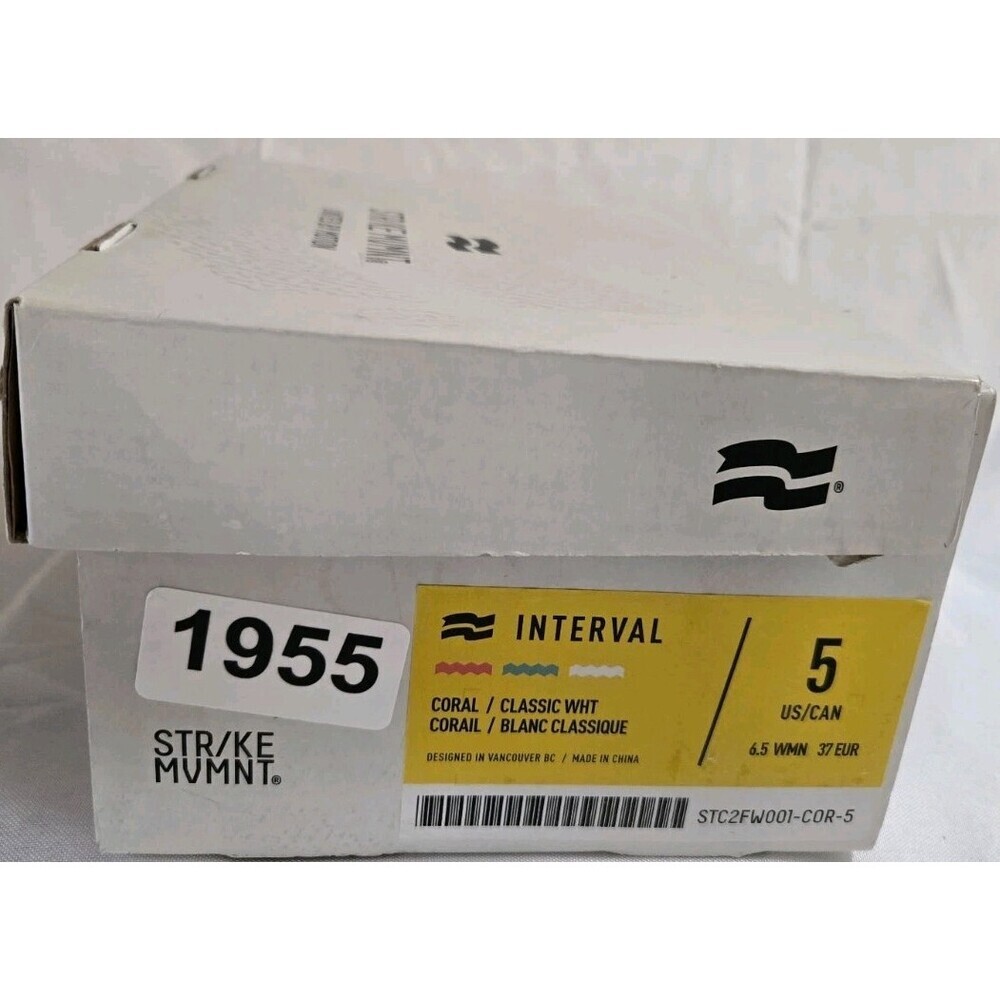Strike MVMNT Coral Womens Athletic Training Shoes Size 6.5W/5.0M - Picture 3 of 5